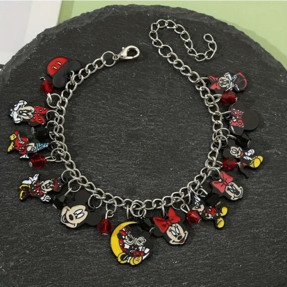 Disney Mickey & Minnie Mouse Charm Bracelet - Picture 6 of 7